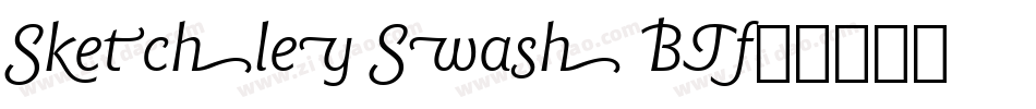 Sketchley Swash BT字体转换